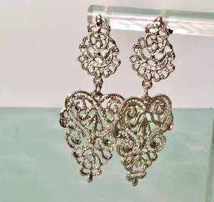 Filigree Earrings Silver thumbnail 1