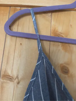 Lavender‎ Field Striped Tie-Front Wide-Leg Jumpsuit Blue/White - Small thumbnail 5