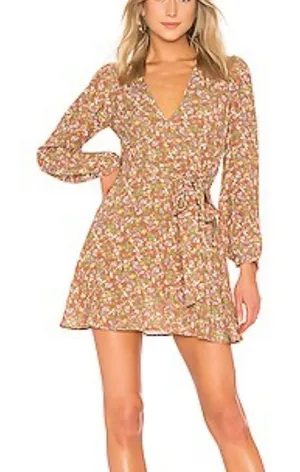 Clayton X Revolve ditsy floral long sleeve dress small thumbnail 1