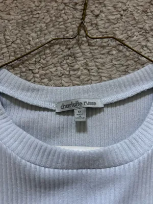 Charlotte Russe Ribbed T-Shirt thumbnail 4
