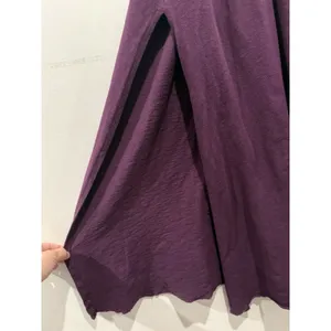 Free People Beach Andrina Maxi Dress Sz S Eggplant Purple Boho Coastal Side Slit thumbnail 5