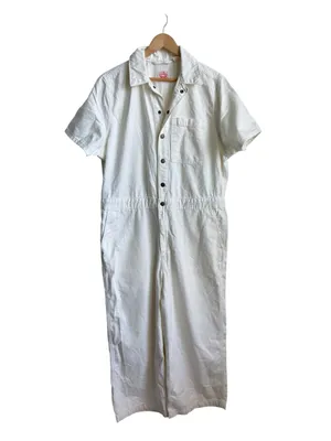 Levi’s Short Sleeve Heritage Lightweight Denim Jumpsuit White XL thumbnail 2