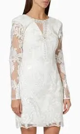 NWT Elliatt dress ivory color size large thumbnail 1