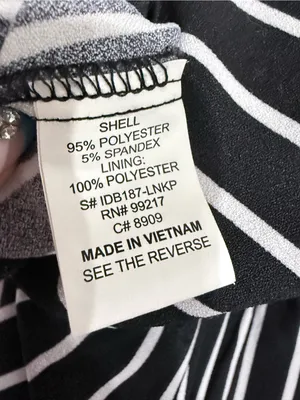 Moa Moa Black & White Vertical-Stripe Wide-Leg Jumpsuit thumbnail 6