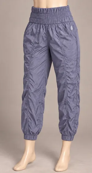 FP Movement Free People The Way Home Jogger L Silver Gray High Rise 25” Inseam thumbnail 1