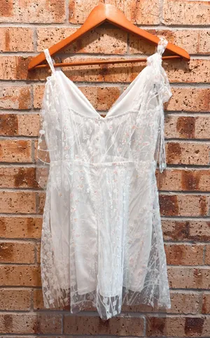Lucy in the Sky White Sequin Dress thumbnail 3