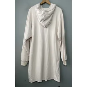 Skatie Salty Blonde Lounge Hoodie Size Large Soft Bamboo Knit Sweatshirt Tunic thumbnail 4