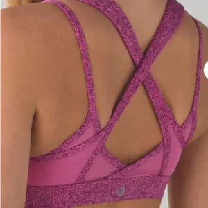 Lululemon Get  Down Bra size 4 black thumbnail 7