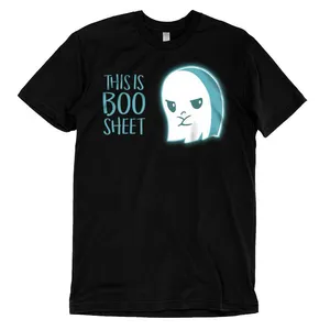 This Is Boo Sheet Graphic Tee Black Size M thumbnail 2