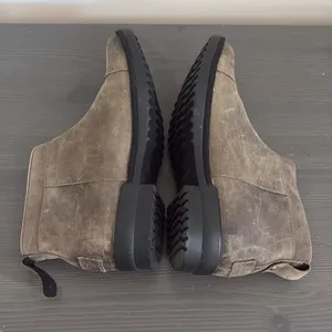 Ugg Attell Black Waterproof Leather Bootie‎ Side Zip Wool Lining Size 7.5 thumbnail 7
