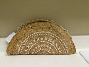 Bohemian shell clutch Brown thumbnail 6