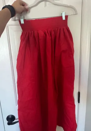 Calvin Klein Red maxi skirt thumbnail 1