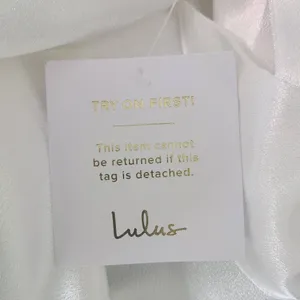 Lulus White Satin Wedding Dress with Pearl Straps NWT Size XS thumbnail 11