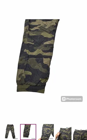 Pink by Victoria's Secret Camo Green Cargo Jogger Pants thumbnail 2
