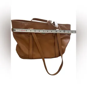Dooney & Bourke Tan Logo Lock Tote HL640‎ Leather Purse thumbnail 11