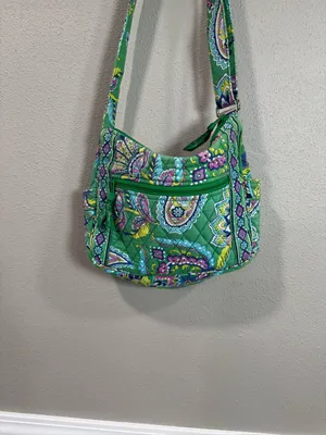 Vera Bradely Emerald Pasiley Bag thumbnail 5