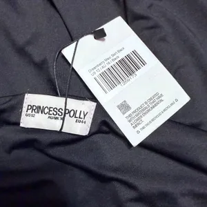 Princess Polly‎ Dreamberry Maxi Skirt Black Asymmetrical Hem US 12 NWT thumbnail 5