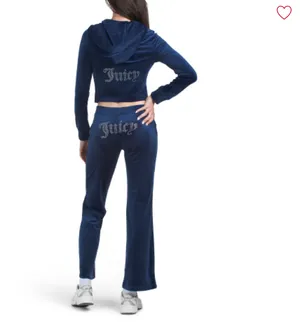 NWT juicy couture classic velour track suit M thumbnail 2