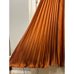 AMUR Aviva‎ Rosette One Shoulder Pleated Gown Copper Size 2 thumbnail 14