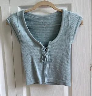 Urban Outfitters Top Corset Out From Under Blue thumbnail 1