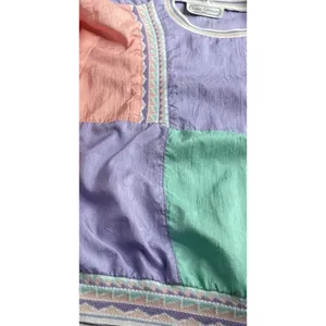Vintage Saint Germain Women’s Sz Small Jacket Track Light 70s 80s Color thumbnail 5