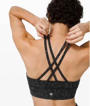 Lululemon - Energy Bra Long Line *Medium Support Sports Bra Yoga Running CrossFit thumbnail 2