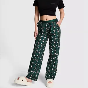 Pink Flannel Sleep‎ Pants thumbnail 3