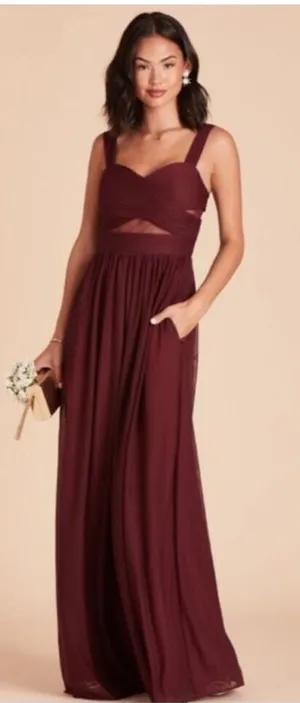 Birdy Grey semi formal Elsye side mesh evening maxi dress thumbnail 1