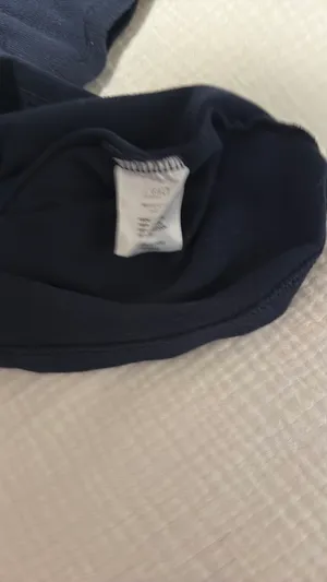 Navy Brandy Melville Baby Tee thumbnail 4