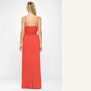 West Kei Teagen Spaghettini Strap Maxi‎ Dress thumbnail 3