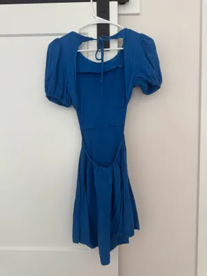 Hello Molly Blue Mini Dress thumbnail 4