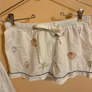 Printfresh Embroidered Shells Short PJ Set thumbnail 8