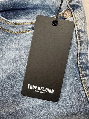 True Religion Billie Big T Jeans Mid Rise Straight Light Wash 206578 Women's 31 thumbnail 10