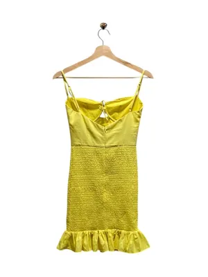 Tiger Mist Joslin Mini Dress Yellow Size XS Coquette Sabrina Carpenter Romantic thumbnail 11