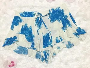 Honey Punch Ruffled Boho Shorts thumbnail 1