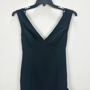 Lulus Perfection Bound Black Sleeveless Cowl Back Mini Dress Party Large NWT thumbnail 10