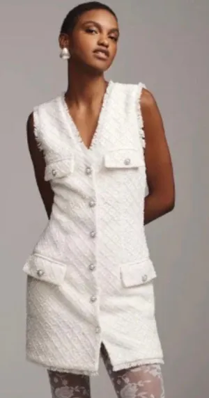 BHLDN White Pearl Anthropologie Dress thumbnail 1
