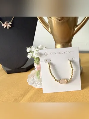 Kendra Scott Gold Beaded Bracelet thumbnail 2