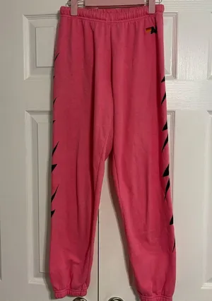 Aviator Nation 4 Bolt Sweatpants Pink thumbnail 3