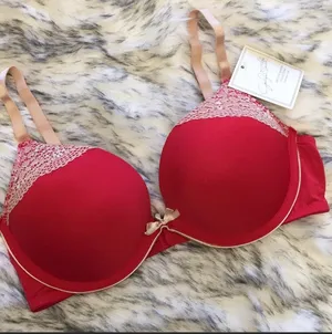 *NWT Red Plunge Push Up Bra 36C Size 36 C thumbnail 2