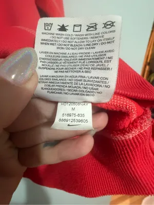 Nike Women's Bright Red Pullover Hoodie with Swoosh- Med thumbnail 5