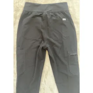 FIGS YOLA‎ Scrub Pants Women's XS Black Straight Leg Technical Collection thumbnail 13