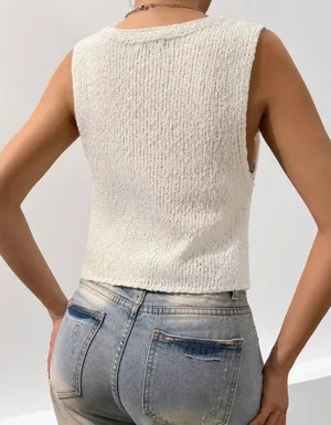 Shein Tank Top White thumbnail 2