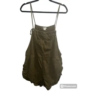 ✨Billabong Wild Pursuit Short Sz Large Sage Overalls✨ thumbnail 4