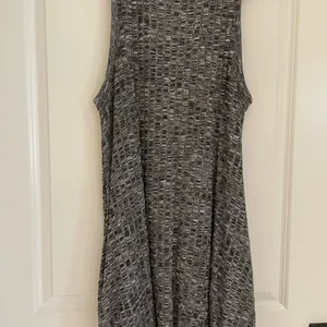 Maeve Pull On Gray Pixelated Texture Sleeveless Swing Dress, Women's Size Large thumbnail 4