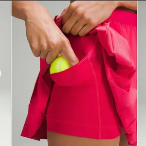 Lululemon‎ High-Rise Pleated Tennis Skirt Skort Pink Cherry Mist 4 thumbnail 3
