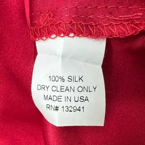 Amanda Uprichard Silk Lace Up Red Dress Women’s P/XS thumbnail 2