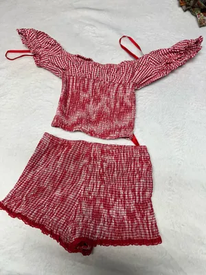 Outcast Clothing Tosca Red Gingham Set l thumbnail 4