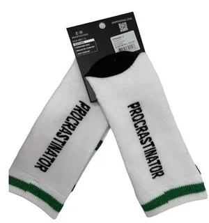 Sock Talk Procrastinator Crew Socks NWT thumbnail 2