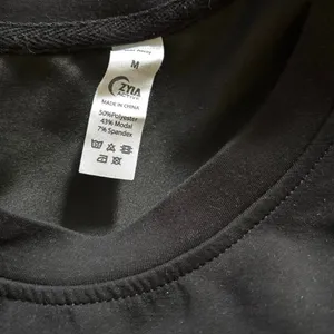 Zyia Size M Crewneck Sweatshirt Spellout Black Athletic Athleisure thumbnail 4